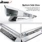 2009-2023 Dodge Ram 2500 3500 IKON V1 Silver Running Board Solid Steel