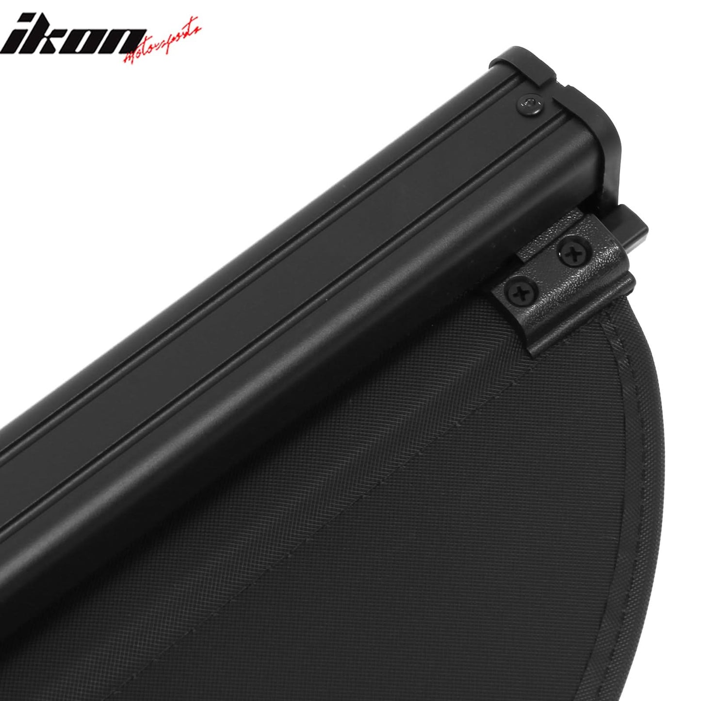 2024-2025 Chevrolet Trax Black Retractable Rear Trunk Cargo Cover Canv