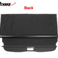 2016-2019 Smart EQ Fortwo 2DR Black Rear Cargo Cover PVC Aluminum Rod