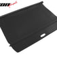 2022-2024 Rivian R1S Black Retractable Rear Trunk Cargo Cover Canvas