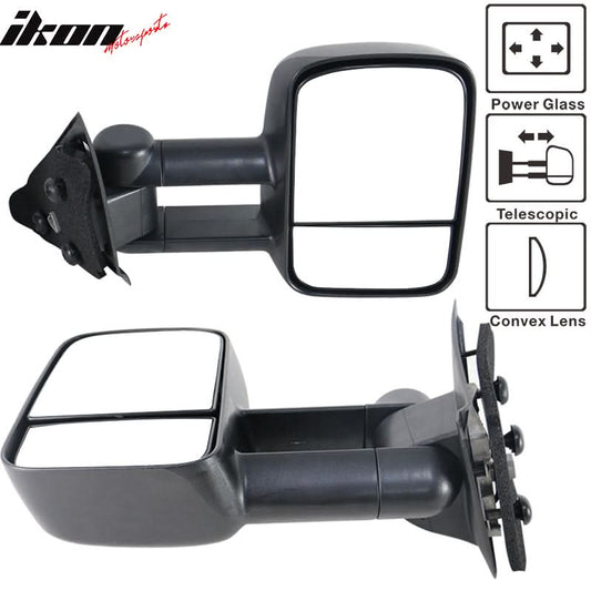 1997-2004Â Ford F150/250 Side Towing Tow Mirrors Power Non-Heated Pair