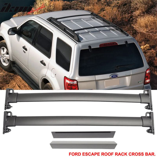 2008-2012 Ford Escape OE Style Black Roof Racks Cross Bars Aluminum