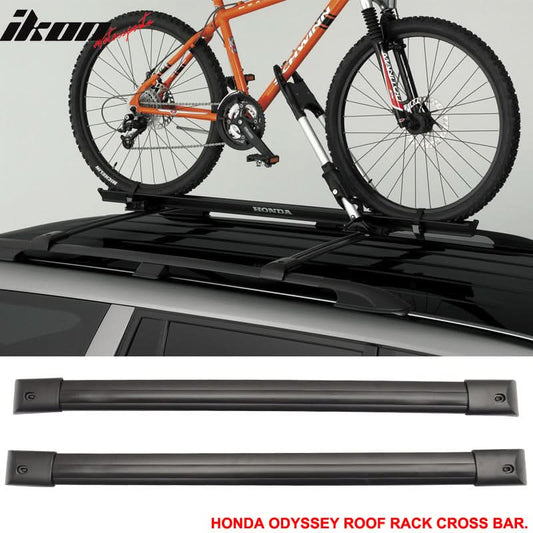 2005-2010 Honda Odyssey Van OE Black Top Roof Rack Cross Bar Aluminum