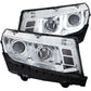 Anzo 2014-2015 Chevrolet Camaro Projector Headlights w/ U-Bar Chrome