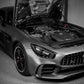Eventuri Mercedes C190 R190 AMG GT 2DR GT / GTS / GTR Black Carbon Intake + Engine Cover - Matte