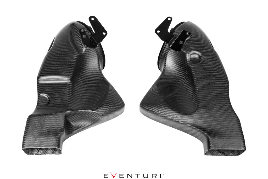 Eventuri Mercedes C190 R190 AMG GT 2DR GT / GTS / GTR Black Carbon Intake + Engine Cover - Matte