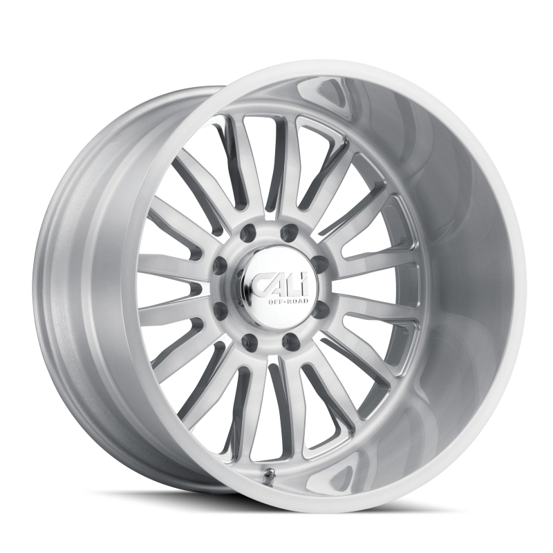 Cali Off-Road 9110 Summit 20x12 / 8x180 BP / -51mm Offset / 124.1mm Hub Brushed Milled Wheel 9110-2278BGC