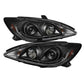 Spyder Toyota Camry 02-06 Projector Headlights DRL Black High H1 Low H1 PRO-YD-TCAM02-DRL-BK 5042798