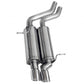 Corsa Performance 01-06 BMW 325i/ci Convertible E46 Polished Sport Axle-Back Exhaust