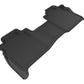 3D MAXpider 2016-2019 Nissan Titan Crew Cab Kagu 2nd Row Floormats - Black L1NS08521509