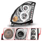 Anzo 2003-2007 Infiniti G35 Projector Headlights w/ Halo Chrome (CCFL)