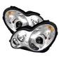Spyder Mercedes Benz C-Class 01-05 4 DrProjector Headlights Halogen-LED Halo Chrm PRO-YD-MBW203-HL-C 5011268