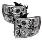 Spyder Chevy Silverado 1500 07-13 Projector Headlights LED Halo LED Chrm PRO-YD-CS07-HL-C 5009500