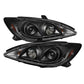 Spyder Toyota Camry 02-06 Projector Headlights DRL Black High H1 Low H1 PRO-YD-TCAM02-DRL-BK 5042798