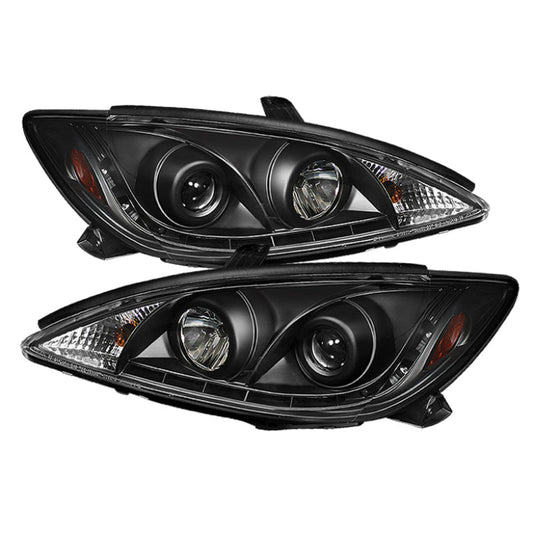 Spyder Toyota Camry 02-06 Projector Headlights DRL Black High H1 Low H1 PRO-YD-TCAM02-DRL-BK 5042798