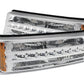 Anzo 2003-2006 Chevrolet Silverado 1500 LED Parking Lights Chrome w/ Amber