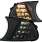 Anzo 1999-2001 BMW 3 Series E46 Side Marker Lights Black