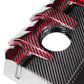 Eventuri Audi 8Y / 8V RS3 / 8S TTRS Black Carbon and Red Kevlar Engine Cover