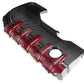 Eventuri Audi 8Y / 8V RS3 / 8S TTRS Black Carbon and Red Kevlar Engine Cover