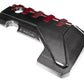 Eventuri Audi 8Y / 8V RS3 / 8S TTRS Black Carbon and Red Kevlar Engine Cover