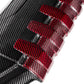 Eventuri Audi 8Y / 8V RS3 / 8S TTRS Black Carbon and Red Kevlar Engine Cover