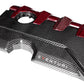Eventuri Audi 8Y / 8V RS3 / 8S TTRS Black Carbon and Red Kevlar Engine Cover