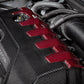 Eventuri Audi 8Y / 8V RS3 / 8S TTRS Black Carbon and Red Kevlar Engine Cover