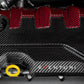 Eventuri Audi 8Y / 8V RS3 / 8S TTRS Black Carbon and Red Kevlar Engine Cover