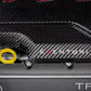 Eventuri Audi 8Y / 8V RS3 / 8S TTRS Black Carbon and Red Kevlar Engine Cover