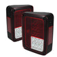 Spyder Jeep Wrangler 07-15 LED Tail Lights Red Clear ALT-YD-JWA07-LED-RC 5070401