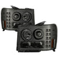 Spyder GMC Sierra 1500/2500/3500 07-13 Projector Headlights LED Halo- LED Smoke PRO-YD-GS07-HL-SM 5010629