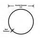HPS Performance Products HPS 3-1/2" OD 20 Degree Bend 6061 Aluminum Elbow Pipe Tubing 16 Gauge w/ 3 1/2" CLR