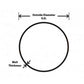 HPS Performance Products HPS 3-1/2" OD 15 Degree Bend 6061 Aluminum Elbow Pipe Tubing 16 Gauge w/ 5-5/8" CLR