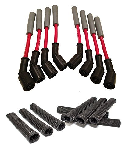 Red LSx Car Performance Spark Plug Wire Set LS1 LS2 LS3 LS6 LS7 LSA