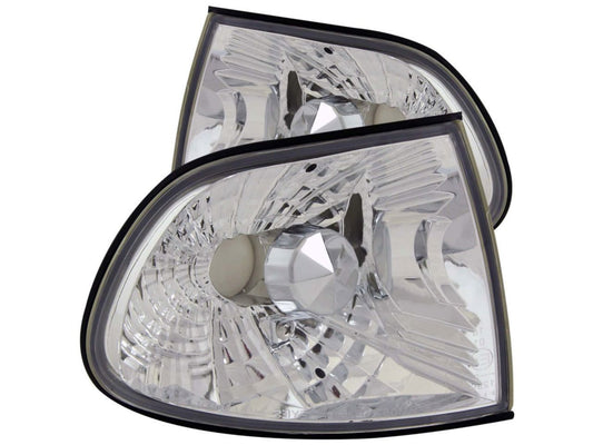 Anzo Corner Lights 1995-2001 BMW 7 Series E38 Euro Corner Lights Chrome