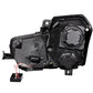 Anzo 2003-2007 Cadillac Cts Projector Headlights w/ Halo Black