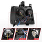 Anzo 2007-2013 Chevrolet Avalanche Projector Headlights w/ Halo Chrome