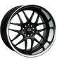 XXR 526 Wheel Black / SSC 18x9 +25 5x4.5,5x120