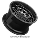XXR 527D Wheel Chromium Black 18x9 +35 5x108