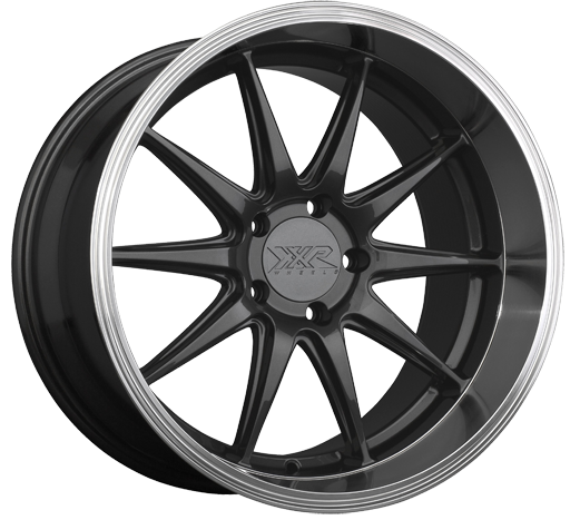 XXR 527D Wheel Graphite / Machined Lip 18x10.5 +20 5x4.5