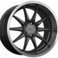 XXR 527D Wheel Graphite / Machined Lip 20x9 +20 5x4.5