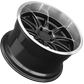 XXR 527D Wheel Graphite / Machined Lip 18x9 +35 5x4.5