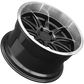 XXR 527D Wheel Graphite / Machined Lip 20x9 +35 5x4.5