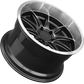 XXR 527D Wheel Graphite / Machined Lip 20x10.5 +20 5x4.5