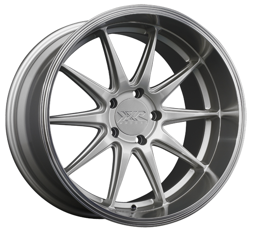 XXR 527D Wheel Silver / Machined Lip 20x9 +20 5x4.5