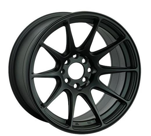 XXR 527 Wheel Flat Black 17x8.25 +25 5x100,5x114.3