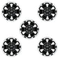 Ford Racing 21-22 Bronco 18in Black Machined Face Wheel Kit M-1007K-BB5