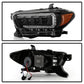 Spyder 16-20 Toyota Tacoma Halogen Model Only High-Power LED Headlights - Black PRO-YD-TT16HALAP-BK 5088376