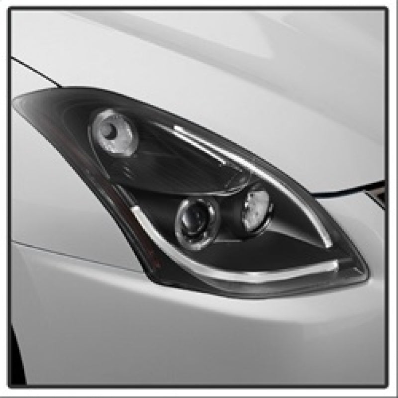 Spyder Nissan Altima 4Dr 10-12 Projector Headlights Light DRL LED Halo Blk PRO-YD-NA104D-LTDRL-BK 5076830