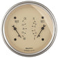 AutoMeter Gauge Dual Wtmp & Volt 3-3/8in. 250 Deg. F & 18V Elec Antq Beige 1830
